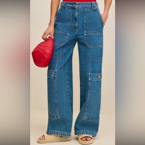 Cult Gaia Dark Blue Wynn pant